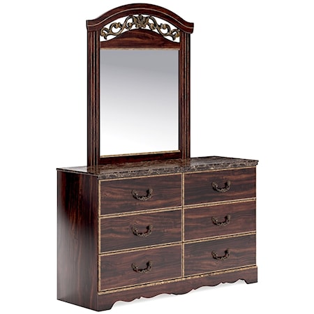 Dresser And Mirror