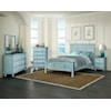 Sea Winds Trading Company Monaco Bedroom Queen Panel Bed - Bleu