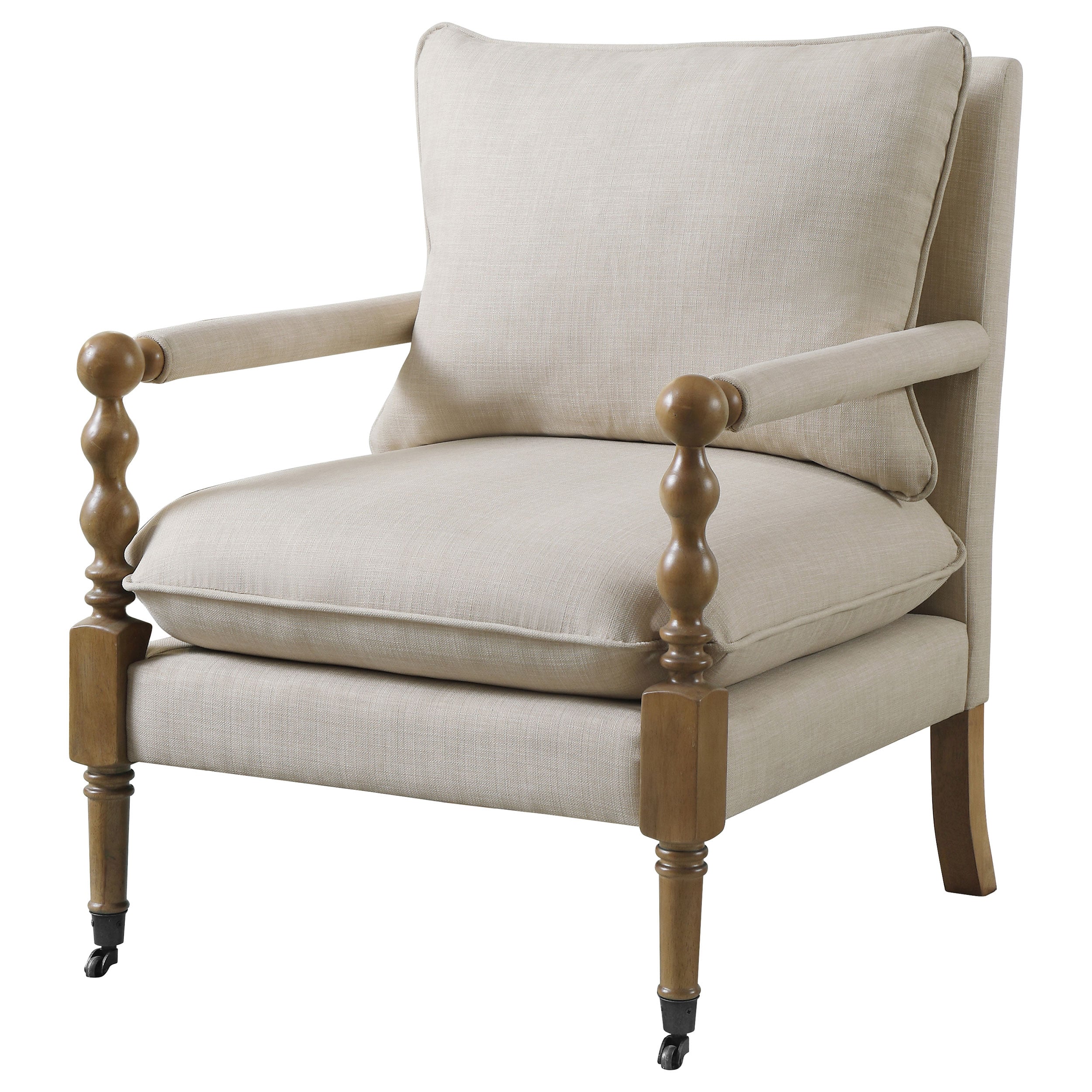 Dempsy Accent Chair w/ Casters