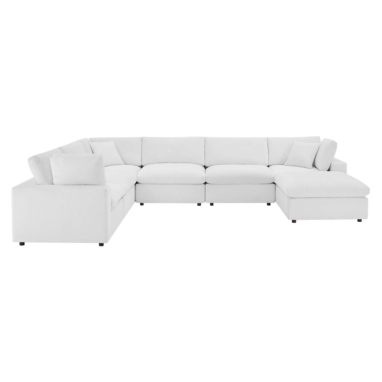 Modway Commix 7-Piece Sectional Sofa