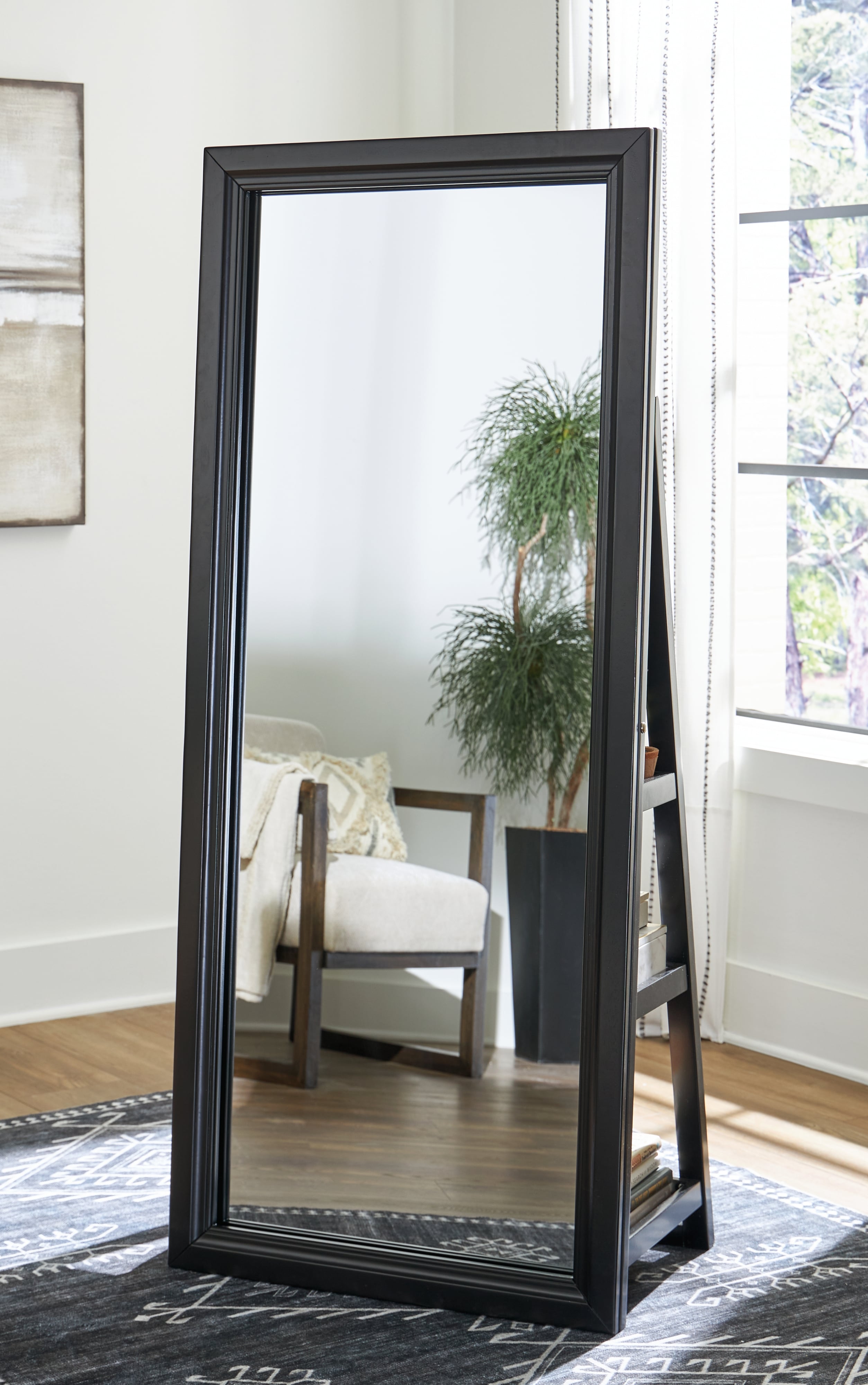 Floor Standing Mirror With Storage