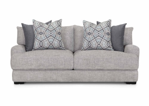Casual Sofa with Track Arms