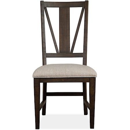 Dining Side Chair w/ Upholstered Seat