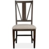 Magnussen Home Westley Falls Dining Dining Side Chair w/ Upholstered Seat