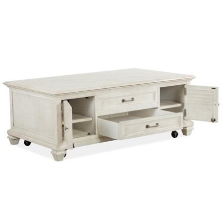 Lift Top Storage Cocktail Table