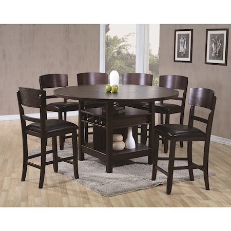 7 Piece Table and Chair Set