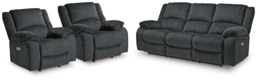 Power Reclining Sofa And 2 Power Recliners