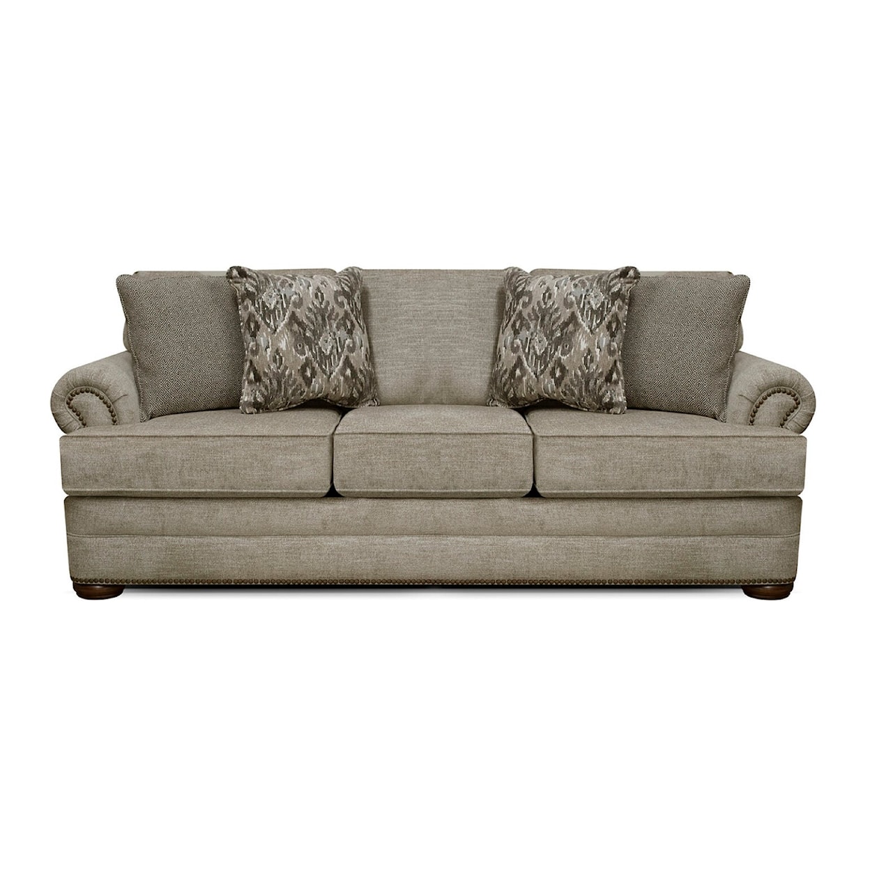 Tennessee Custom Upholstery 6M00/N Series Sofa with Nailhead Trim