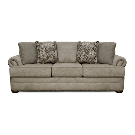 Sofa with Nailhead Trim