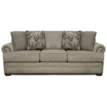 Sofa with Nailhead Trim