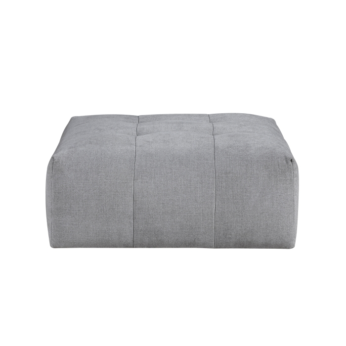 Homelegance Tidal 46" Sq. Accent Ottoman w/Caster Base