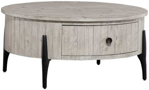Contemporary Round Cocktail Table