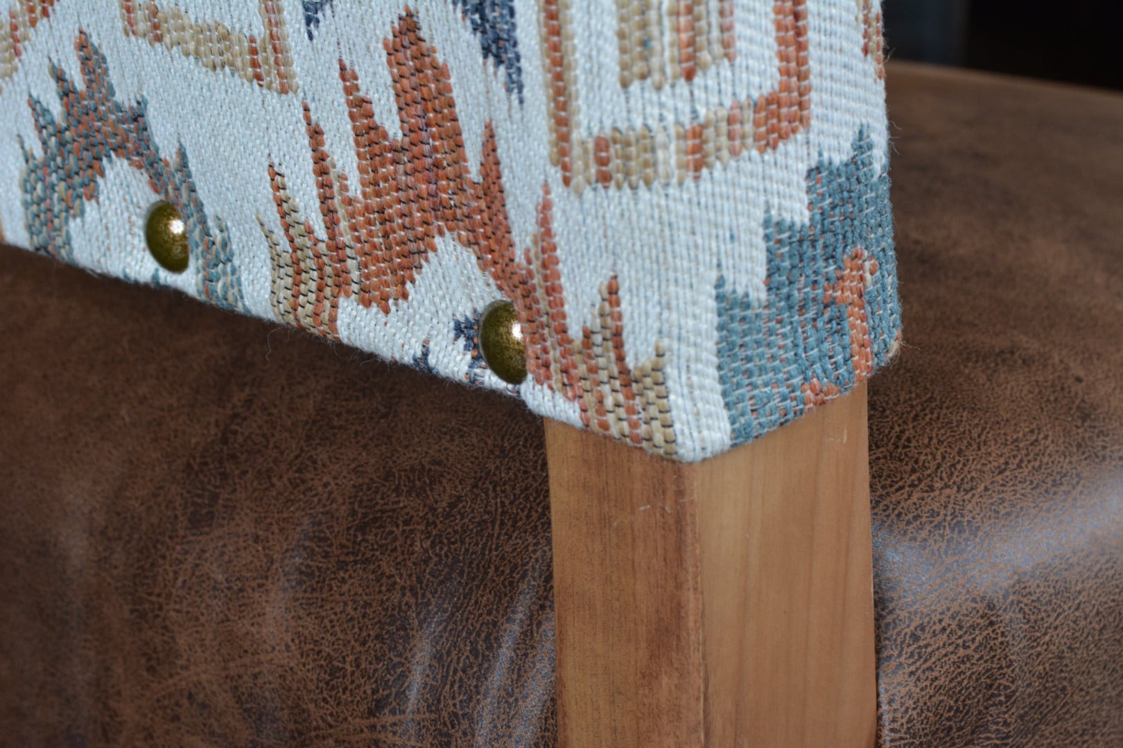 Two-Tone Upholstered Side Chair