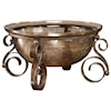 Uttermost Accessories Alya Bronze Glass Bowl
