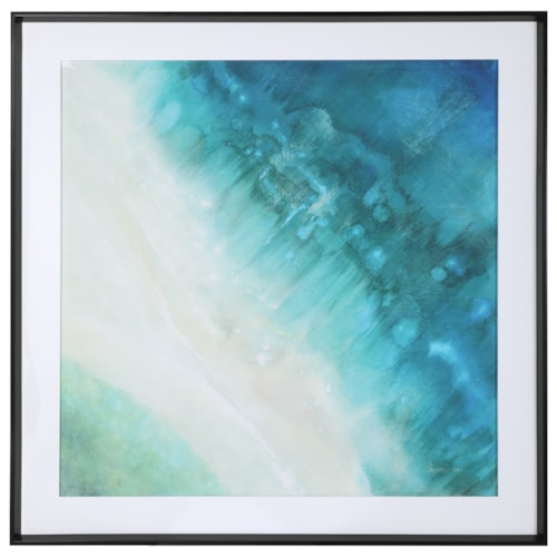 Bird's-eye View Coastal Print