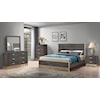 Crown Mark TREVOR Slat Panel Bed - Queen