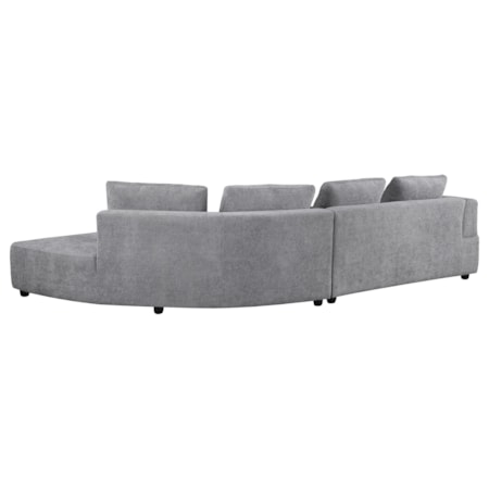 Toscano 134-inch Sectional Sofa