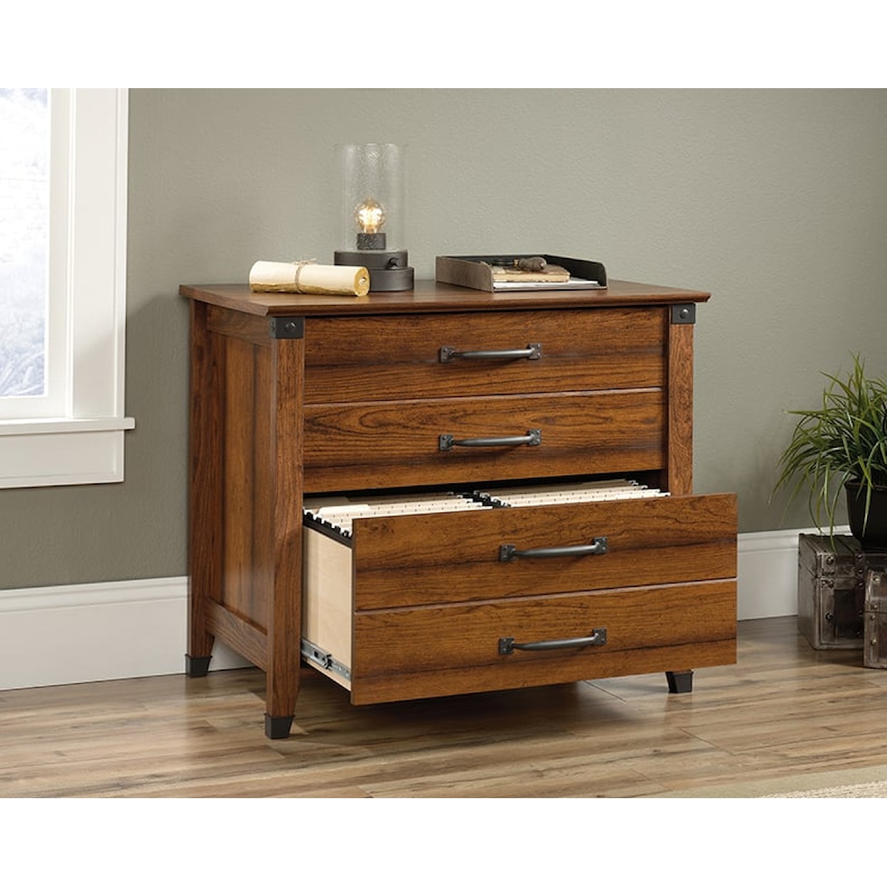 Sauder Carson Forge 2-Drawer Lateral File Cabinet