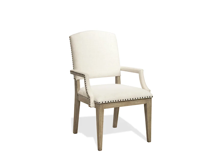 Myra Upholstered Arm Chair by Riverside Furniture at Zak's Home