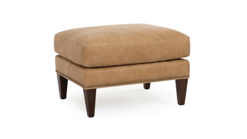 Transitional Accent Ottoman