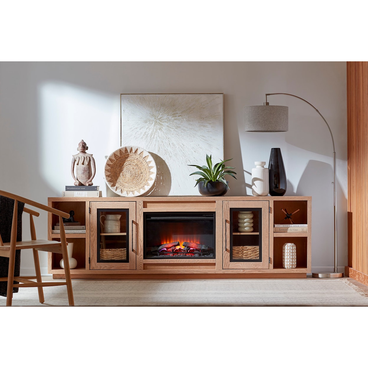 Aspenhome Paige Fireplace Console Table