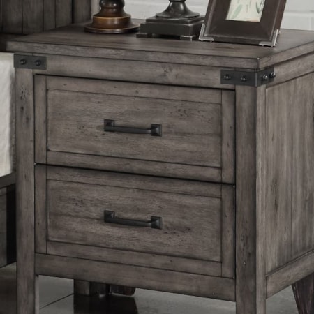 Storehouse 2 Drawer Nightstand