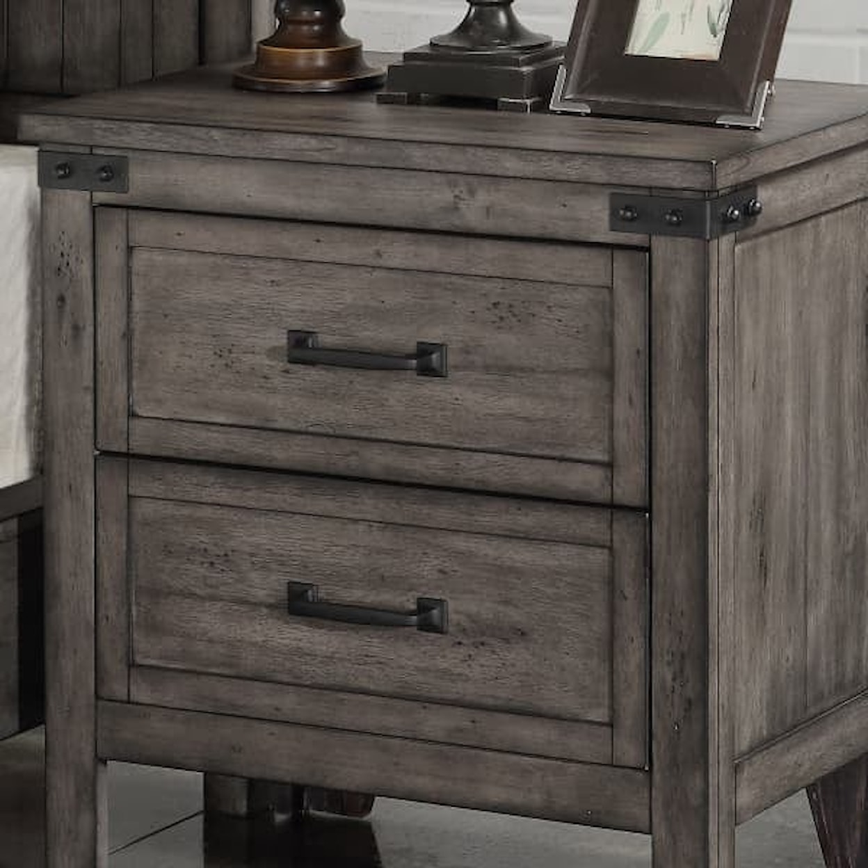 Carolina Legends Storehouse Collection Storehouse 2 Drawer Nightstand