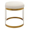 Uttermost Infinity Infinity Gold Accent Stool