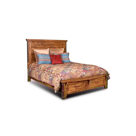 Queen Panel Bed