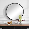 Uttermost Mirrors - Round Belham Round Iron Mirror