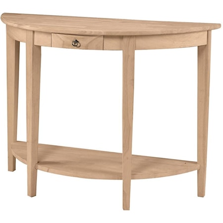 Half Round Console Table