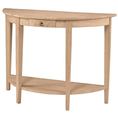 John Thomas SELECT Occasional & Accents Half Round Console Table