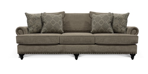 Traditional Sofa with Nailhead Trim