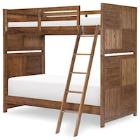 Rustic Casual Twin Over Twin Bunk Bed