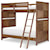 Legacy Classic Kids Summer Camp Rustic Casual Twin Over Twin Bunk Bed