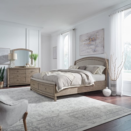 3-Piece King Upholstered Storage Bedroom Set