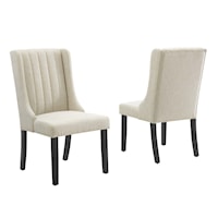 Parsons Fabric Dining Side Chairs - Set of 2