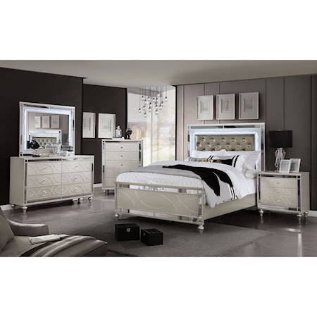 5 Pc. Queen Bedroom Set w/ Chest