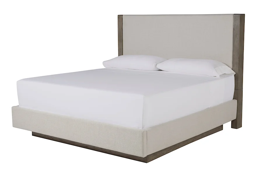 Anibecca Queen Upholstered Bed by Benchcraft at Zak's Home Outlet