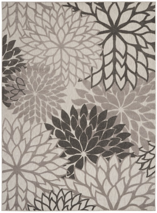 7'10" x 10'6" Silver Grey Rectangle Rug