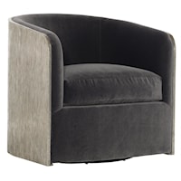 Eliot Fabric Swivel Chair