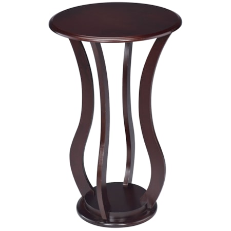 Elton Wood Top Accent Side Table