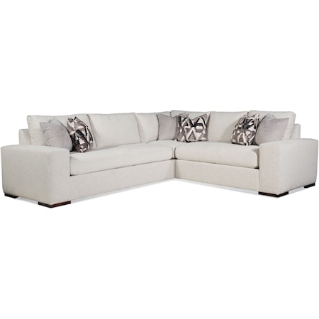 Three Piece Bench Seat L Sectional