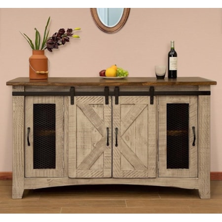 60" TV Stand with 4 Doors