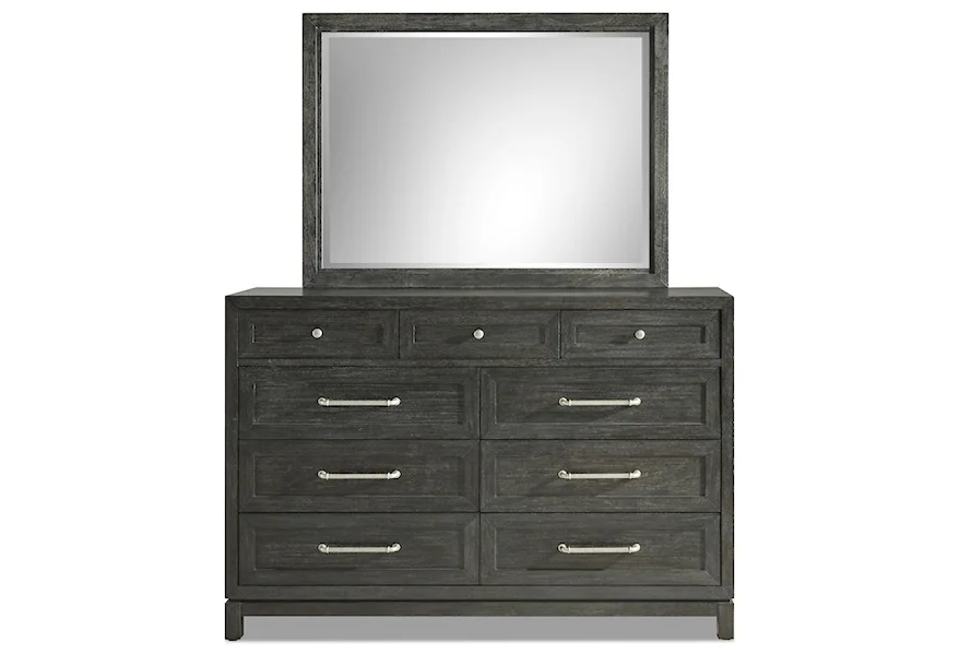 City Limits Dresser and Mirror Set by Trisha Yearwood Home Collection by Klaussner at Powell's Furniture and Mattress