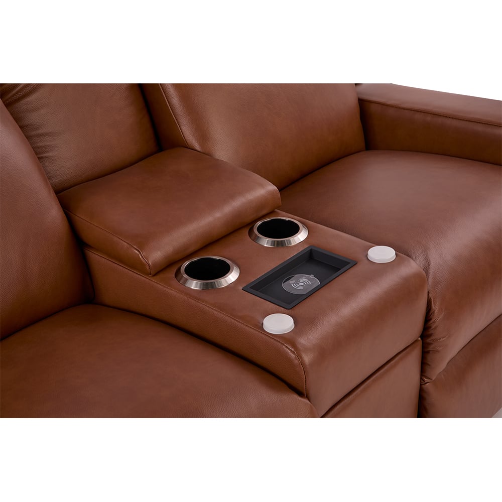 La-Z-Boy Emmons Power Reclining Loveseat w/ Headrest & Conso