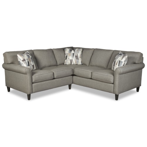 Customizable 4-Seat Sectional Sofa w/ RAF Return Sofa