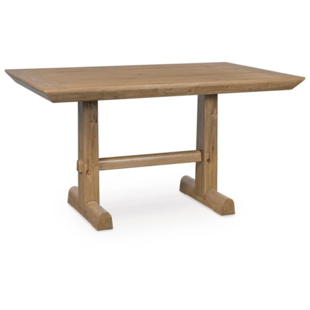 Rect Dining Room Counter Table