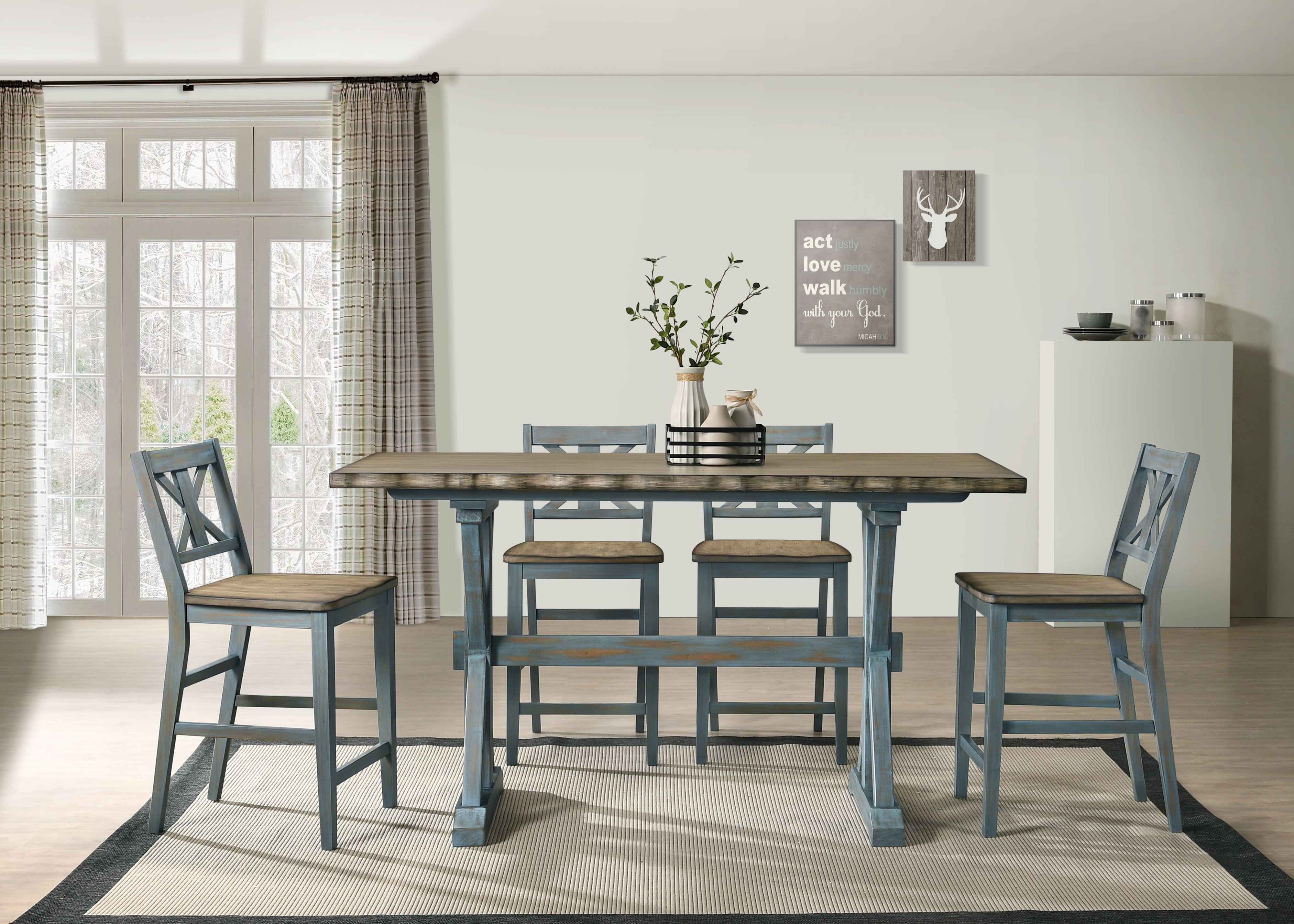 Bernards Summerville II Counter Stool Set