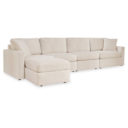 4-Piece Sectional And Ottoman